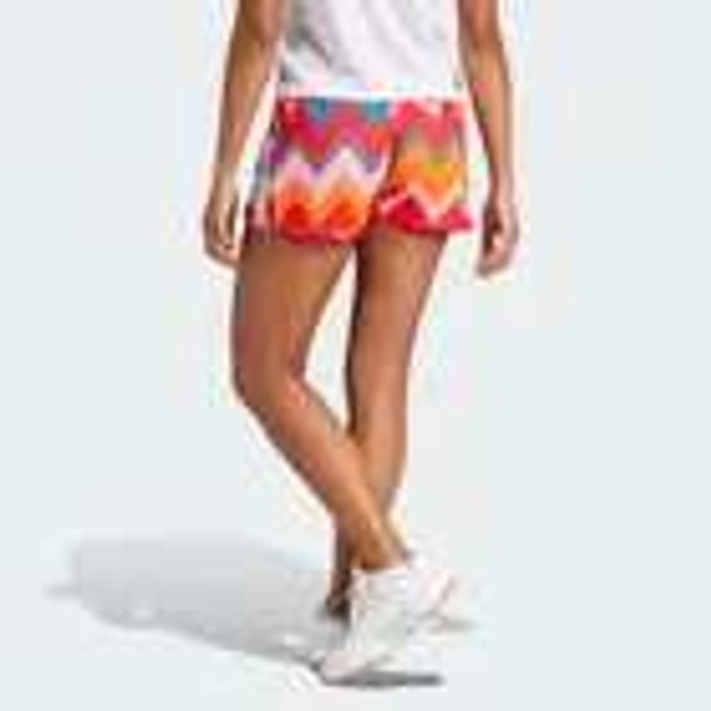 adidas x FARM Rio Pacer Running Shorts Small Zigzag Retro Print AEROREADY NWT - Picture 4 of 6